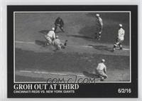 Groh Out at Third (Heinie Groh)