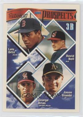 1994 Topps - [Base] - Gold #369 - Prospects - Luis Ortiz, David Bell, Jason Giambi, George Arias