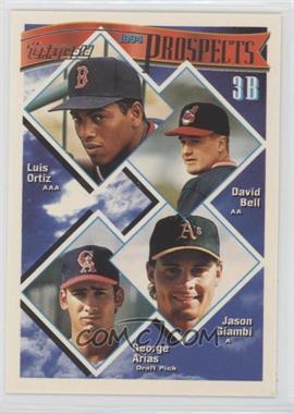 1994 Topps - [Base] - Gold #369 - Prospects - Luis Ortiz, David Bell, Jason Giambi, George Arias