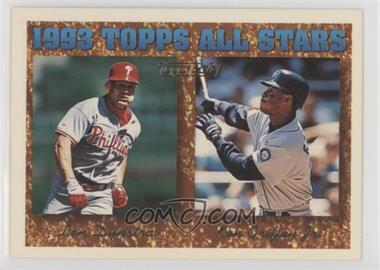 1994 Topps - [Base] - Gold #388 - 1993 Topps All Stars - Len Dykstra, Ken Griffey Jr.