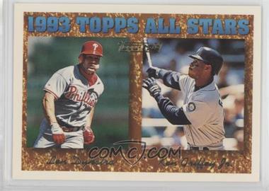 1994 Topps - [Base] - Gold #388 - 1993 Topps All Stars - Len Dykstra, Ken Griffey Jr.