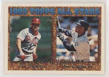 1994 Topps - [Base] - Gold #388 - 1993 Topps All Stars - Len Dykstra, Ken Griffey Jr.