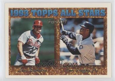 1994 Topps - [Base] - Gold #388 - 1993 Topps All Stars - Len Dykstra, Ken Griffey Jr.