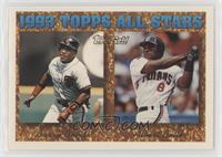 1993 Topps All Stars - Barry Bonds, Albert Belle