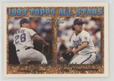 1994 Topps - [Base] - Gold #394 - 1993 Topps All Stars - Randy Myers, Jeff Montgomery