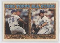 1993 Topps All Stars - Randy Myers, Jeff Montgomery [EX to NM]