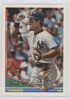 1994 Topps - [Base] - Gold #600 - Don Mattingly