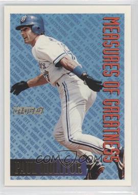 1994 Topps - [Base] - Gold #609 - Measures of Greatness - Paul Molitor