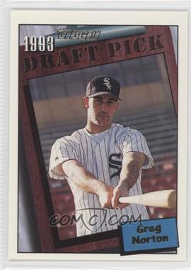 1994 Topps - [Base] - Gold #758 - Greg Norton