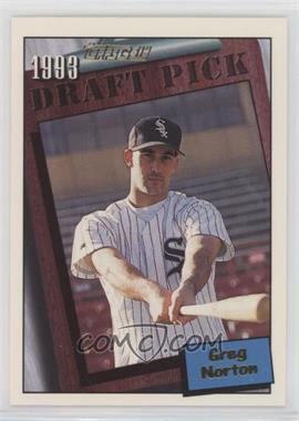 1994 Topps - [Base] - Gold #758 - Greg Norton