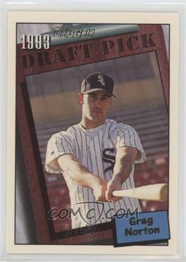 1994 Topps - [Base] - Gold #758 - Greg Norton