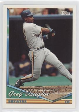 1994 Topps - [Base] - Spanish #225 - Greg Vaughn