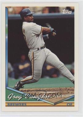 1994 Topps - [Base] - Spanish #225 - Greg Vaughn