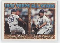 1993 Topps All Stars - Randy Myers, Jeff Montgomery