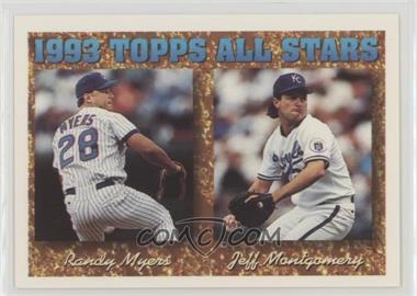 1994 Topps - [Base] - Spanish #394 - 1993 Topps All Stars - Randy Myers, Jeff Montgomery