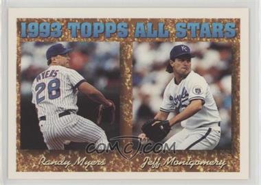 1994 Topps - [Base] - Spanish #394 - 1993 Topps All Stars - Randy Myers, Jeff Montgomery