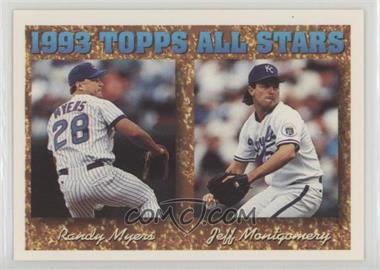 1994 Topps - [Base] - Spanish #394 - 1993 Topps All Stars - Randy Myers, Jeff Montgomery