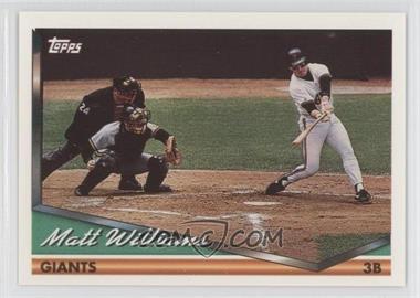 1994 Topps - [Base] - Spanish #550 - Matt Williams