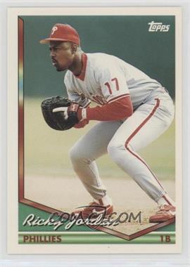 1994 Topps - [Base] - Spanish #86 - Ricky Jordan