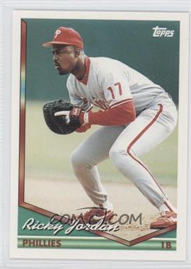 1994 Topps - [Base] - Spanish #86 - Ricky Jordan