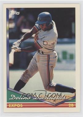 1994 Topps - [Base] #109.2 - Delino DeShields (Expos/2B in Yellow)