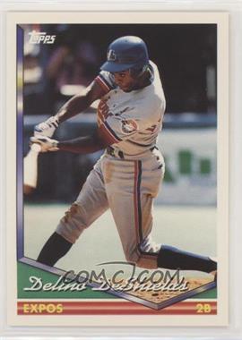 1994 Topps - [Base] #109.2 - Delino DeShields (Expos/2B in Yellow)