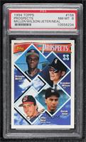 Prospects - Orlando Miller, Brandon Wilson, Derek Jeter, Mike Neal [PSA 8&…