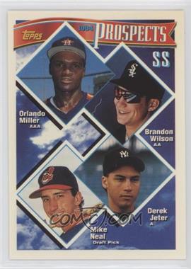 1994 Topps - [Base] #158 - Prospects - Orlando Miller, Brandon Wilson, Derek Jeter, Mike Neal