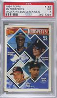 Prospects - Orlando Miller, Brandon Wilson, Derek Jeter, Mike Neal [PSA 7&…