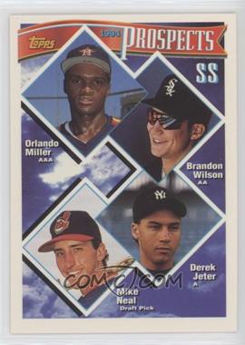 1994 Topps - [Base] #158 - Prospects - Orlando Miller, Brandon Wilson, Derek Jeter, Mike Neal [EX to NM]