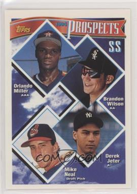 1994 Topps - [Base] #158 - Prospects - Orlando Miller, Brandon Wilson, Derek Jeter, Mike Neal