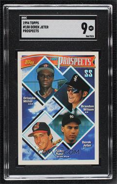 1994 Topps - [Base] #158 - Prospects - Orlando Miller, Brandon Wilson, Derek Jeter, Mike Neal [SGC 9 MINT]