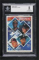 Prospects - Orlando Miller, Brandon Wilson, Derek Jeter, Mike Neal [BGS 8&…