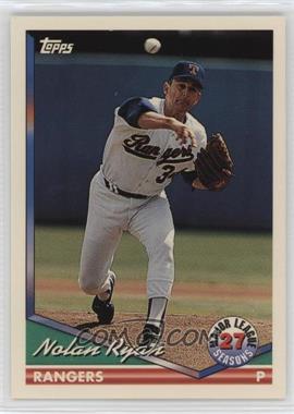 1994 Topps - [Base] #34 - Nolan Ryan