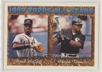 1993 Topps All Stars - Fred McGriff, Frank Thomas