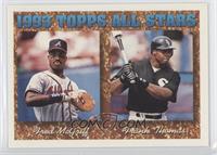 1993 Topps All Stars - Fred McGriff, Frank Thomas