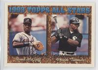 1993 Topps All Stars - Fred McGriff, Frank Thomas