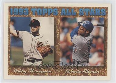 1994 Topps - [Base] #385 - 1993 Topps All Stars - Robby Thompson, Roberto Alomar