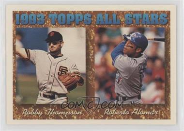 1994 Topps - [Base] #385 - 1993 Topps All Stars - Robby Thompson, Roberto Alomar