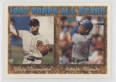 1994 Topps - [Base] #385 - 1993 Topps All Stars - Robby Thompson, Roberto Alomar