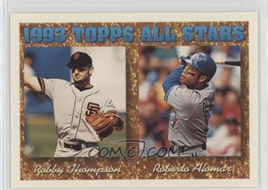 1994 Topps - [Base] #385 - 1993 Topps All Stars - Robby Thompson, Roberto Alomar