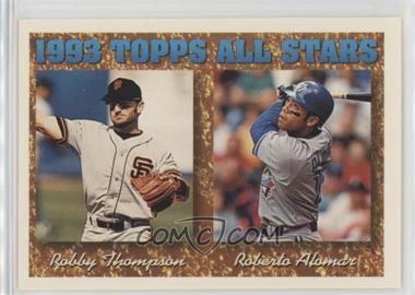 1994 Topps - [Base] #385 - 1993 Topps All Stars - Robby Thompson, Roberto Alomar