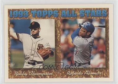 1994 Topps - [Base] #385 - 1993 Topps All Stars - Robby Thompson, Roberto Alomar