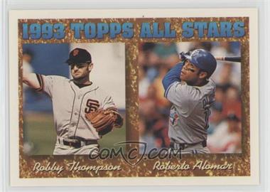 1994 Topps - [Base] #385 - 1993 Topps All Stars - Robby Thompson, Roberto Alomar