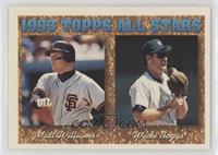 1993 Topps All Stars - Matt Williams, Wade Boggs