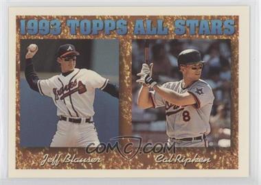 1994 Topps - [Base] #387 - 1993 Topps All Stars - Jeff Blauser, Cal Ripken