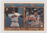 1993 Topps All Stars - Jeff Blauser, Cal Ripken