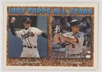 1993 Topps All Stars - Jeff Blauser, Cal Ripken