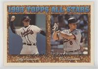 1993 Topps All Stars - Jeff Blauser, Cal Ripken