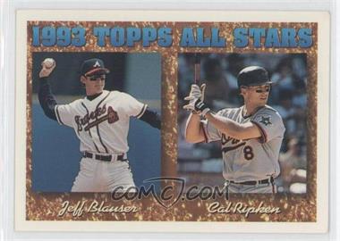 1994 Topps - [Base] #387 - 1993 Topps All Stars - Jeff Blauser, Cal Ripken